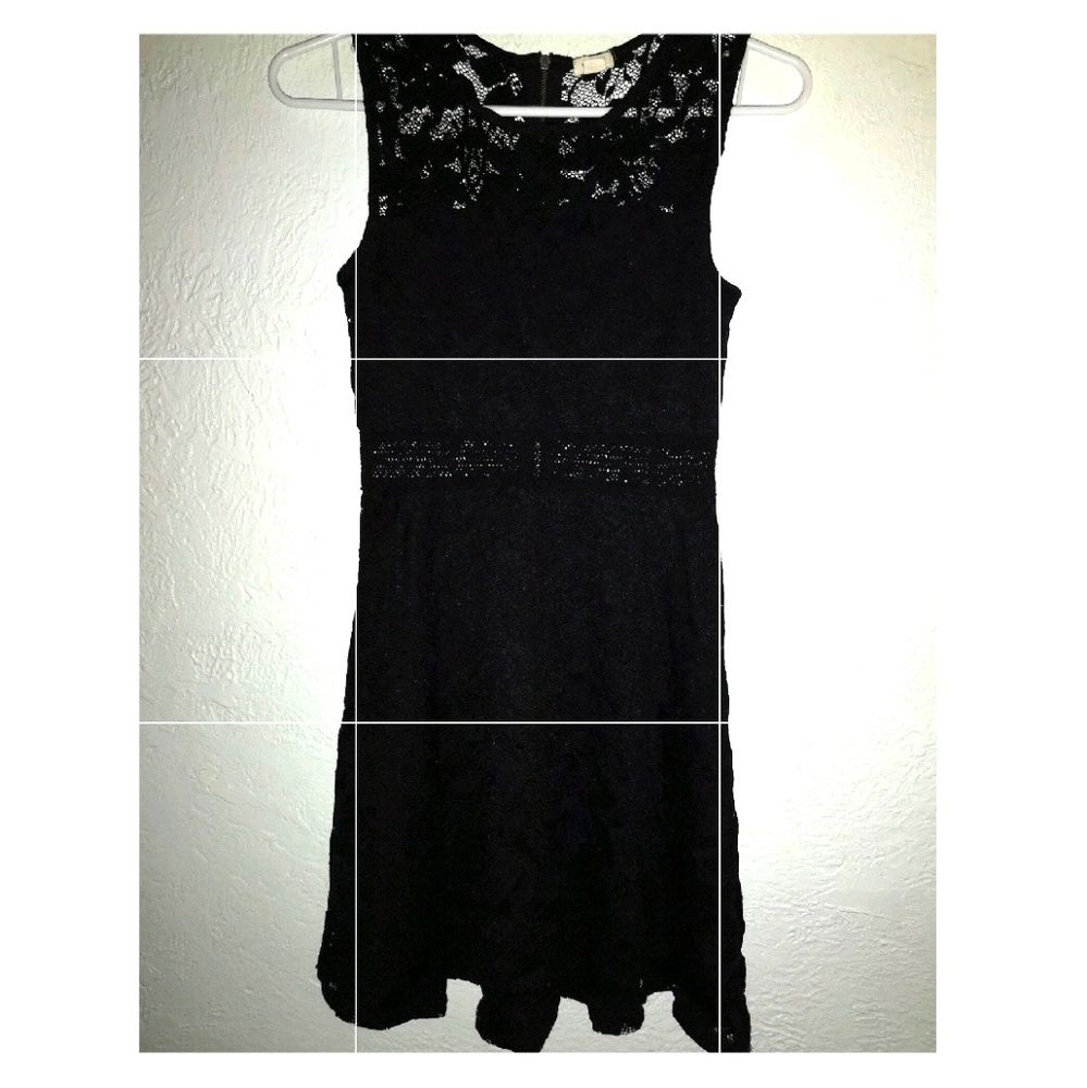 Peek-a-boo lace LBD little black dress XS
